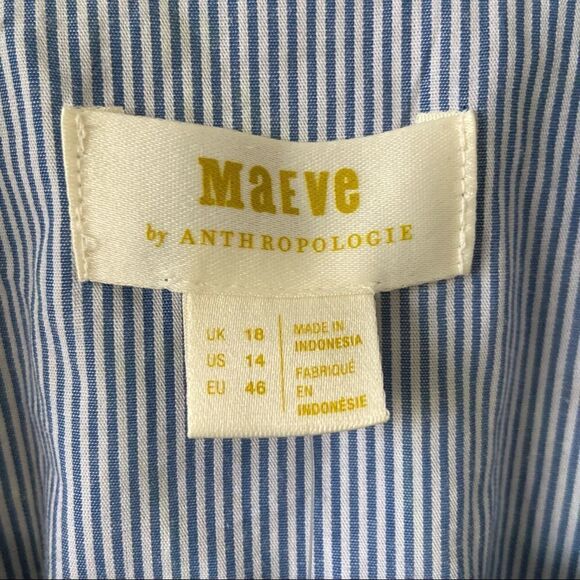 Anthro.maeve The Clarissa High-Low Buttondown Top - Picture 11 of 11